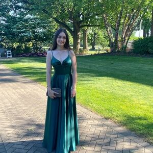 Emerald Green Prom Dress